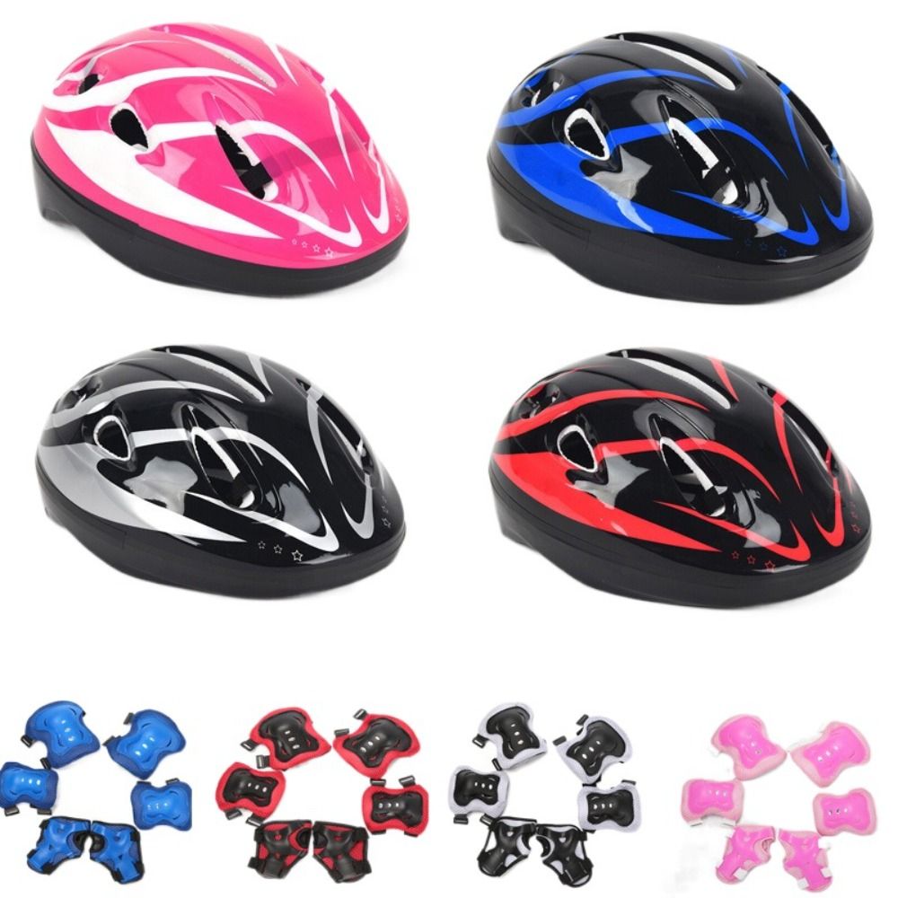 Scooter Helmet Set - Genouillères et coudières pour enfants, protège-poignet