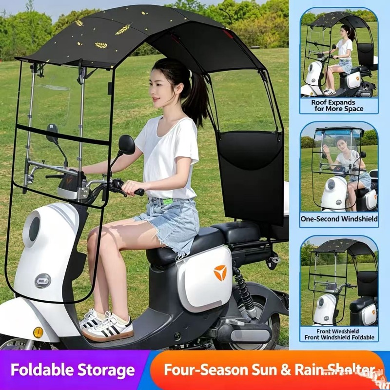 Pare-soleil pour vélo électriq - Electric Scooter Rain Cover avis et prix